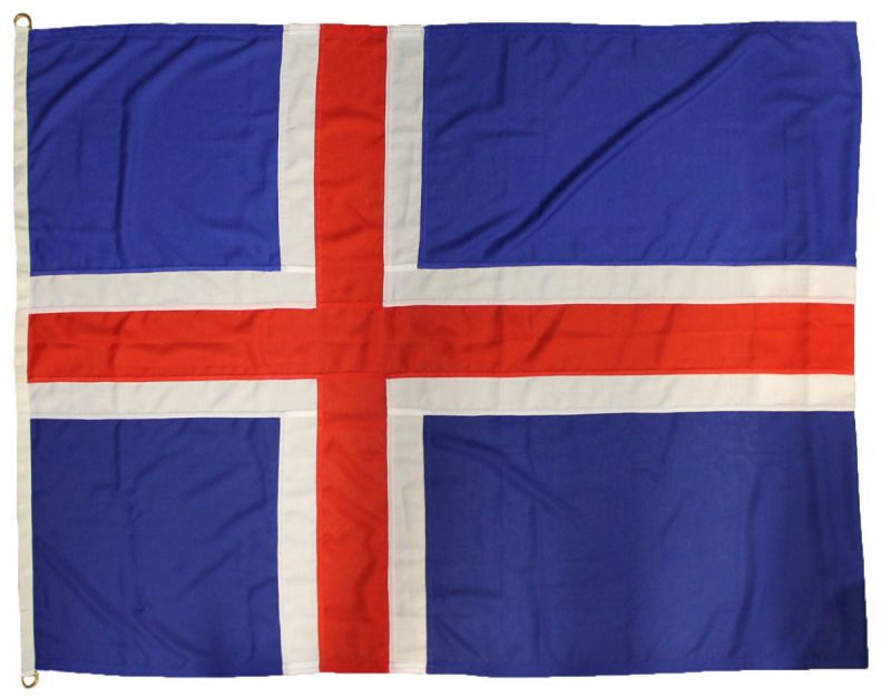 50x36in 127x91cm Iceland Flag (official size)